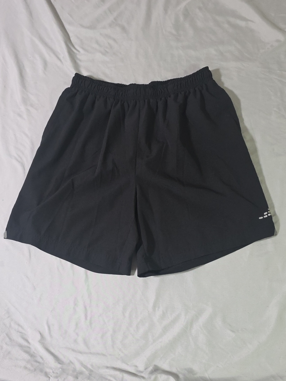 bcg Black Men's Athletic Shorts with Reflective Accent